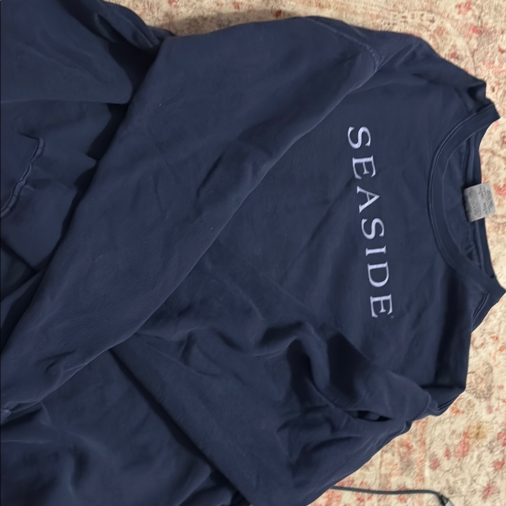 Women's Navy Crew Neck Sweater
